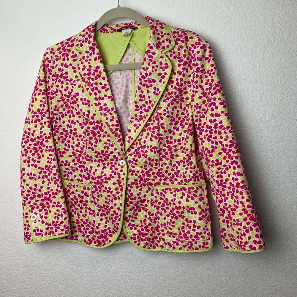 J crew bright blazer L B1